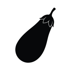 eggplant, eggplant silhouette, eggplant outline, vegetable silhouette, purple vegetable