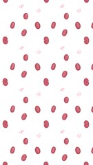 Cute,  pink and red,  dotted pattern
