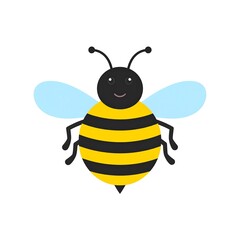 Cute cartoon bee illustration
