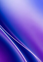 Abstract Flowing Light Streak on a Blue and Purple Gradient