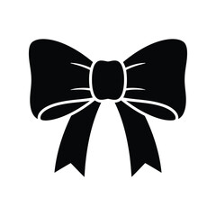 Black bow tie vector illustration formal accessory elegant neckwear celebration gift ribbon isolated on white background