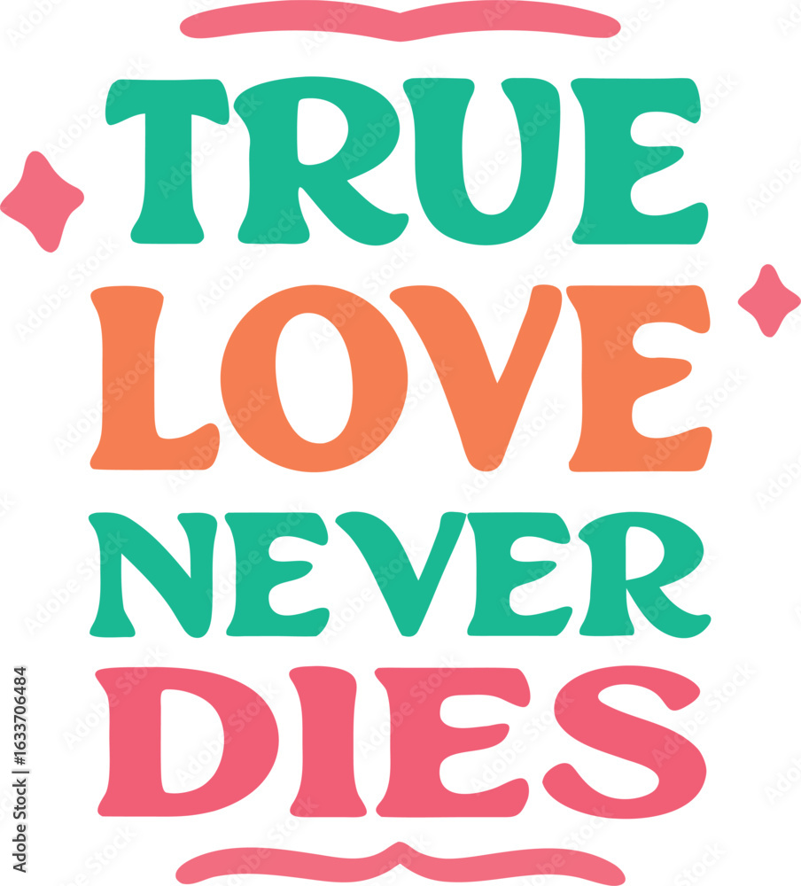 Aufkleber a heartfelt declaration of enduring affection and commitment expressed through classic typography fo
