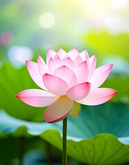 Pink lotus flower in nature (1)