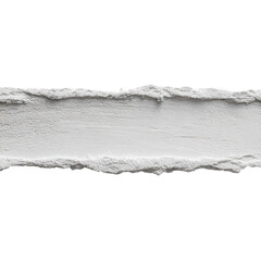 Torn paper edge isolated on transparent background
