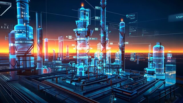 Smart Industrial Plant with Digital Interface