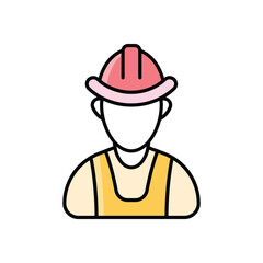 Construction Worker Icon vector