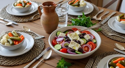 A light and refreshing snack inspired by Greek cuisine, ideal for a summer midday break.