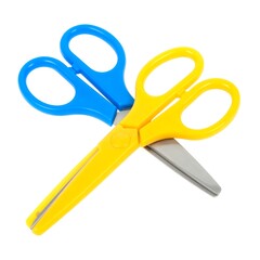 Colorful child's scissors