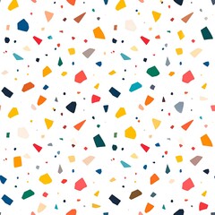 Colorful geometric mosaic pattern