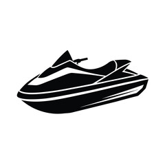 vector illustration of a Jet Ski