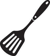 Cooking spatula icon vector