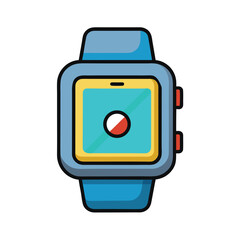 smart watch vector image on white background