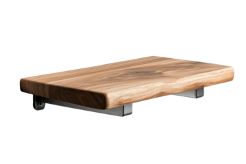 Contemporary floating wall shelf featuring sleek design with natural wood finish and metal brackets, perfect for modern home decor and organization. This stylish shelf adds elegance