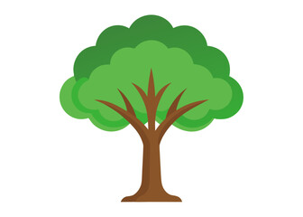 tree flat vector icon,tree vetor