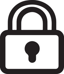 Padlock Icon vector illustration	