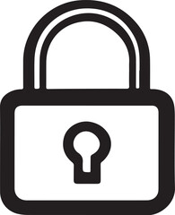 Padlock Icon vector illustration	