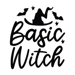 Basic witch SVG Art & Illustration