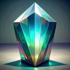 Radiant gem, vibrant colors