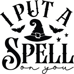I put a Spell on you SVG Art & Illustration