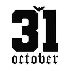 October 31 SVG Art & Illustration