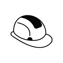 Projective Helmet Icon vector
