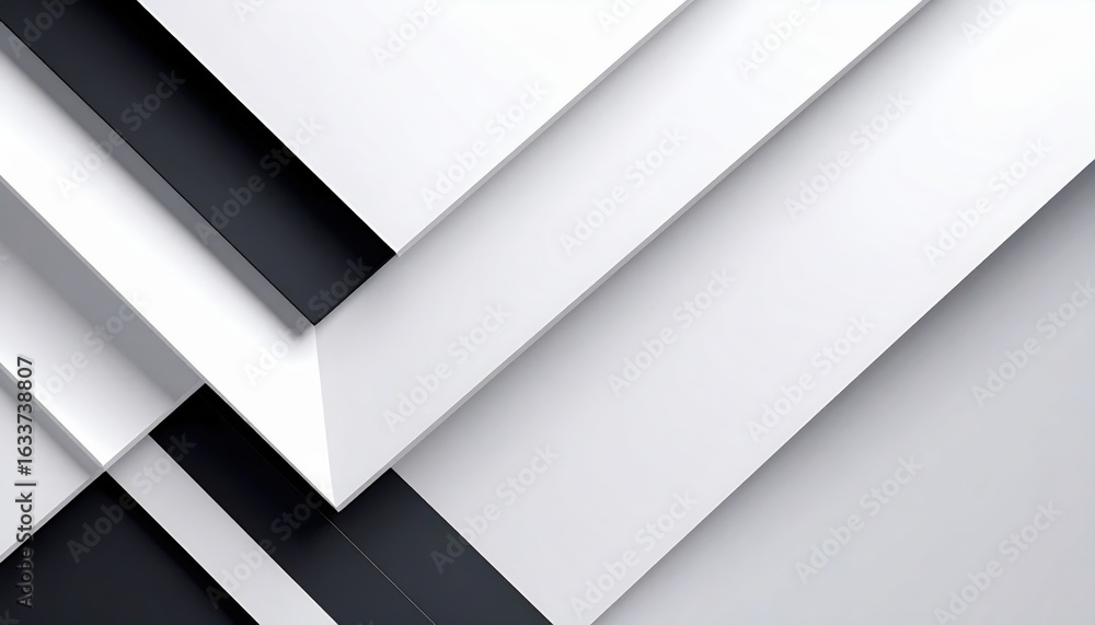 Poster dynamic abstract layers modern design studio digital artwork minimalist environment aerial view crea