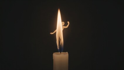 candle in the dark