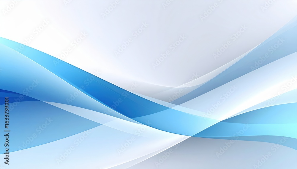 Aufkleber dynamic blue wave patterns abstract graphic design digital background modern aesthetic minimalist vi