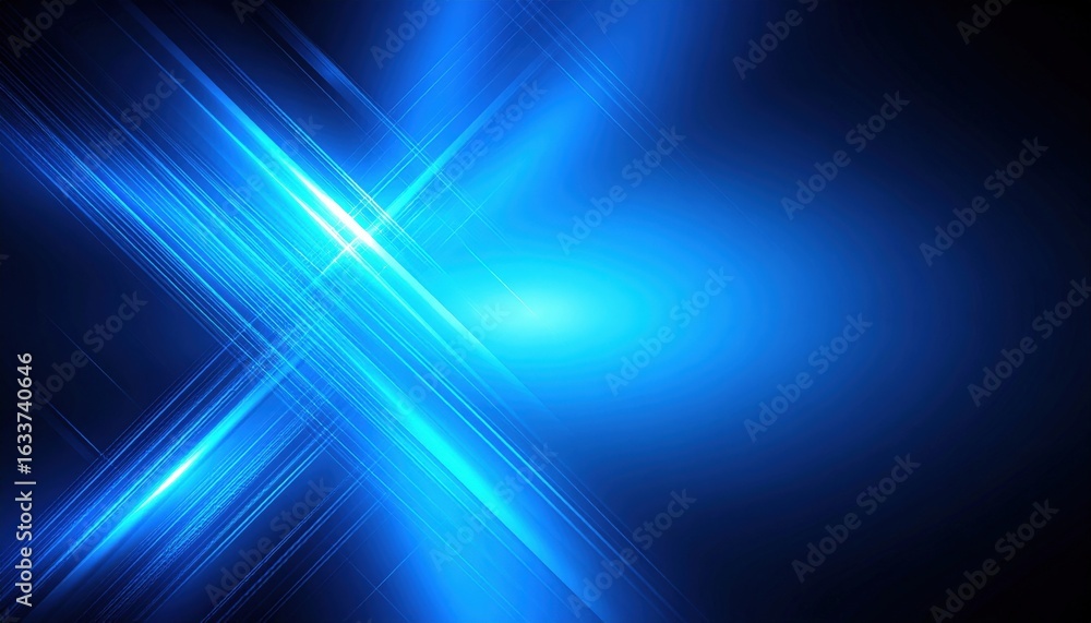 Aufkleber dynamic blue light effects digital space abstract graphic modern design close-up view visual creativ