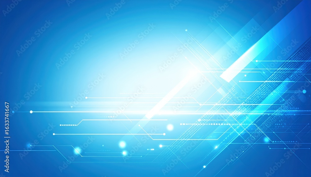 Poster digital light effects abstract technology background graphic design modern environment wide angle vi