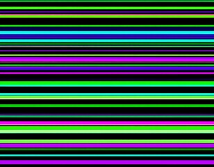 Horizontal stripes of vibrant neon colors on a black background