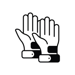 Protectiove Glove Icon vector