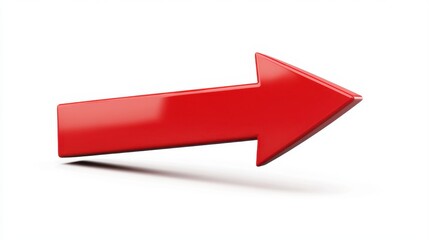 Directional arrow symbol isolated on white background for graphic design digital media and navigation purposes