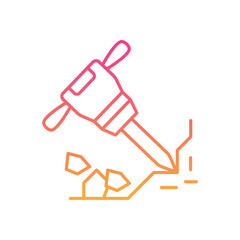 Hammer Drill Icon vector