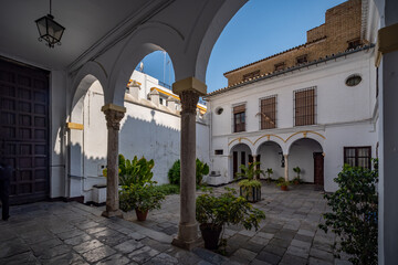 Sevilla, España. 1 de julio de 2025. Las amplias calles arboladas cerca del centro histórico de...