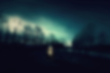 cloud be a stylized or abstract landscape shot in the city