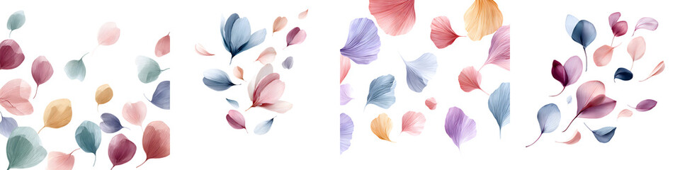 Watercolor Eucalyptus Leaves Set - Delicate Floral Design Elements