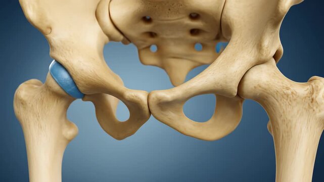 Human Hip Joint Anatomy and Potential Implant Scenario