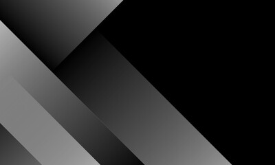 black abstract background. Dynamic shapes composition. Eps10 vector
