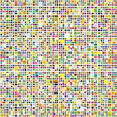Obraz premium Colorful grid pattern of squares