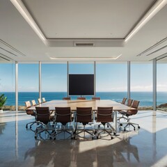 conference room with chairs