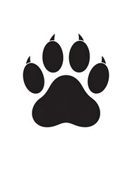 Simple paw print graphic