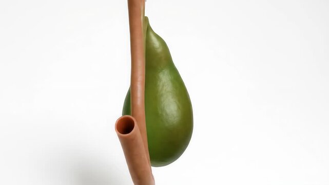 Human Gallbladder Anatomy: Medical Visualization
