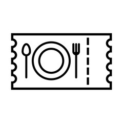 Ticket vector icon. Card illustration sign. Seat symbol. Coupon logo. Subscription web icon. ducket design for web.