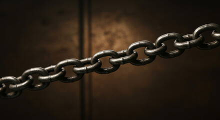 Obraz premium Metal different chains, AI Generation