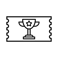 Ticket vector icon. Card illustration sign. Seat symbol. Coupon logo. Subscription web icon. ducket design for web.