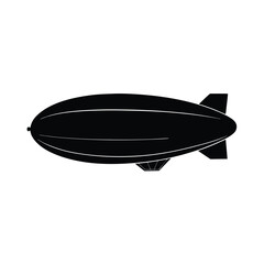 a Airship (Blimp) on white background