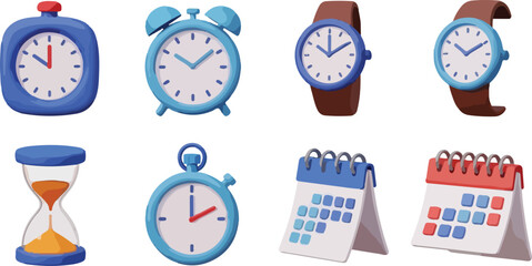 Collection of timekeeping tools