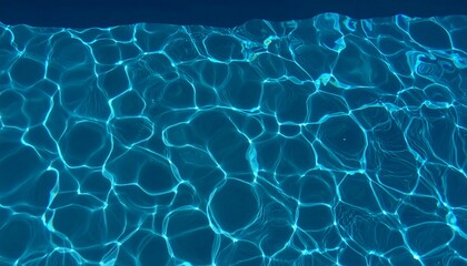 Rippled water surface, vibrant blue