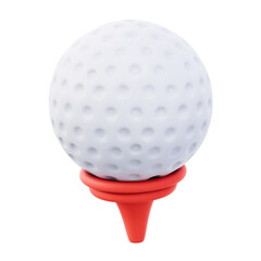 golf ball 3d illustration
